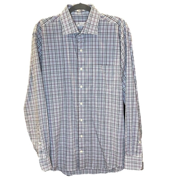 Peter Millar Other - Peter Millar Crown Ease Plaid Button Down Men's Shirt in Size Large